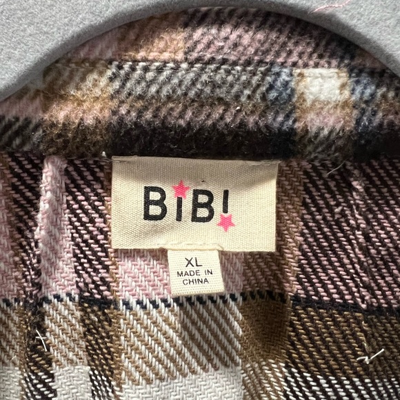 BiBi|Flannel Blazer| Size XL - Picture 3 of 6